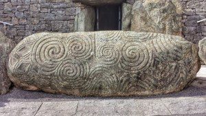 Newgrange entrance stone, Order of Bards, Ovates & Druids.