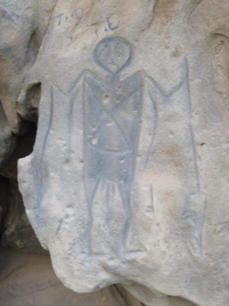 crack cave figure, Order of Bards, Ovates & Druids.