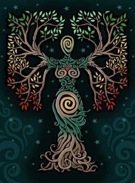 tree lady celtic, Order of Bards, Ovates & Druids.