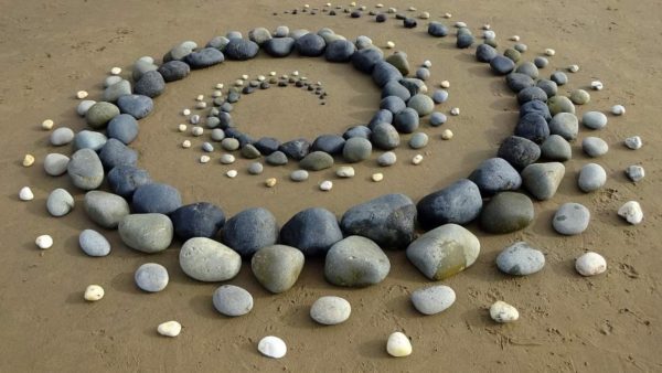 beach spiral, Order of Bards, Ovates & Druids.