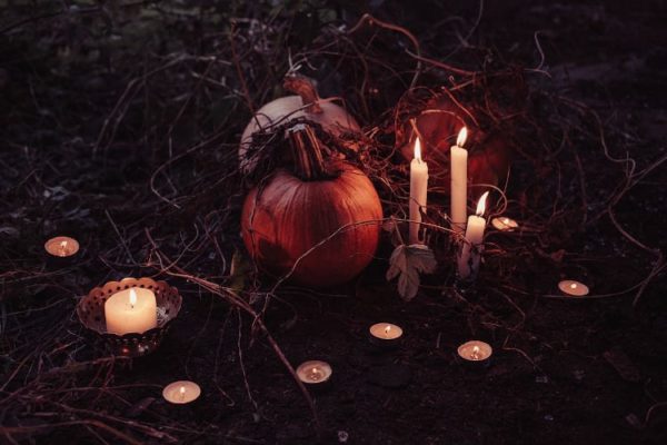 samhain pumpkin candles, Order of Bards, Ovates & Druids.