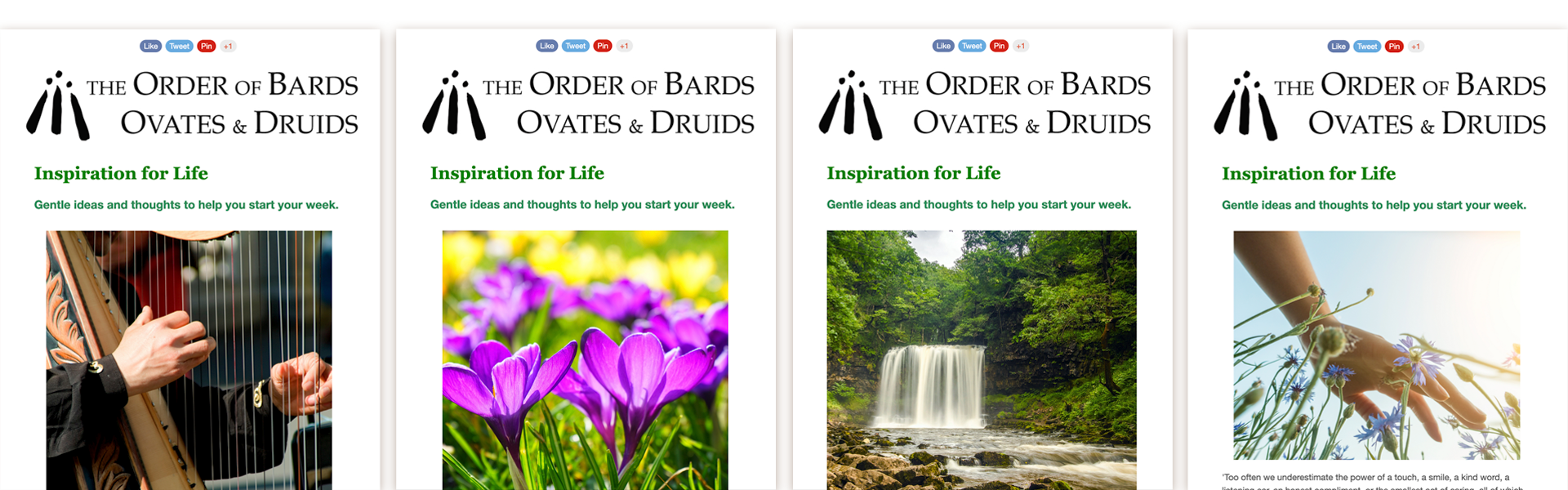 Order of Bards, Ovates and Druids newsletter