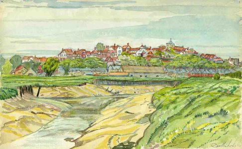 "Rye, East Sussex" Watercolour by Ross Nichols.