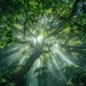 sunlight-through-foliage-stockcake